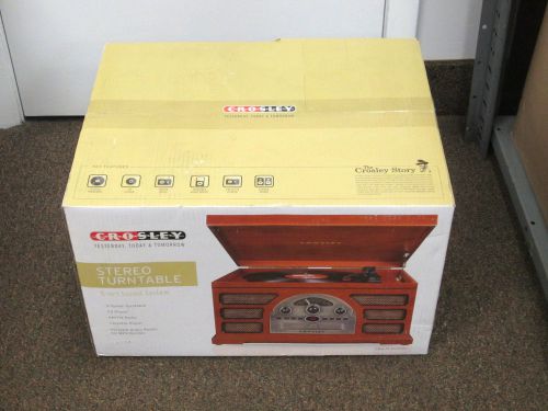Crosley CR66-PA Rochester 5 in 1 Sound System w Stereo Turntable