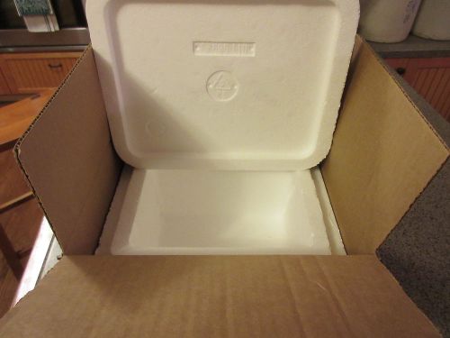 11 by 9 by 8 Styrofoam Cooler in Shipping Box