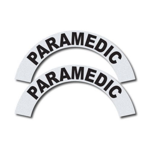 3M Reflective Fire/Rescue/EMS Helmet Crescents Decal set - Paramedic