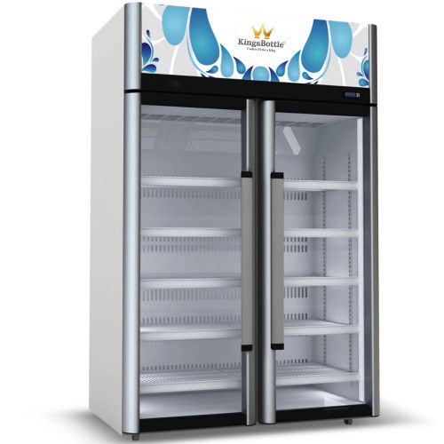 45” standing commercial beverage refrigerator (2 doors) kbu1000 for sale