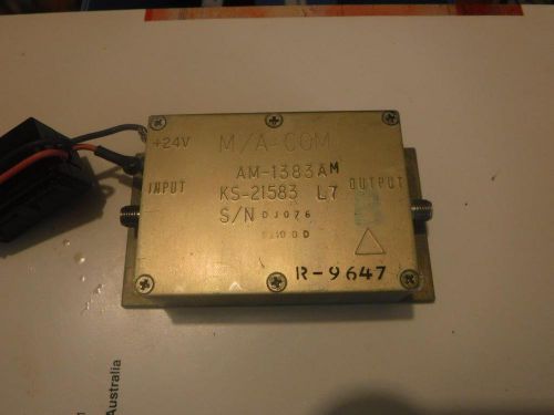 M/A-Com AM-1383AM Amplifier +24 VDC - Used