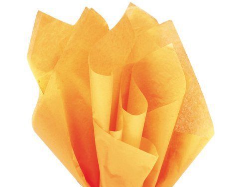 GOLDENROD DARK YELLOW GOLD Bulk Tissue Paper 15&#034; x 20&#034; - 100 Sheets