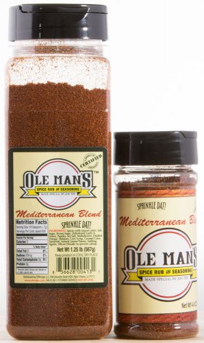 Ole Man&#039;s  Spice Bundle Mediterranean -1.25 lb A Gourmet Seasoning Blend,1lb.,