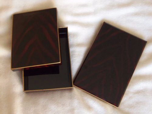 RARE Vintage OTAGIRI Brown Address Book &amp; Note Box Set Limited Edition Japan