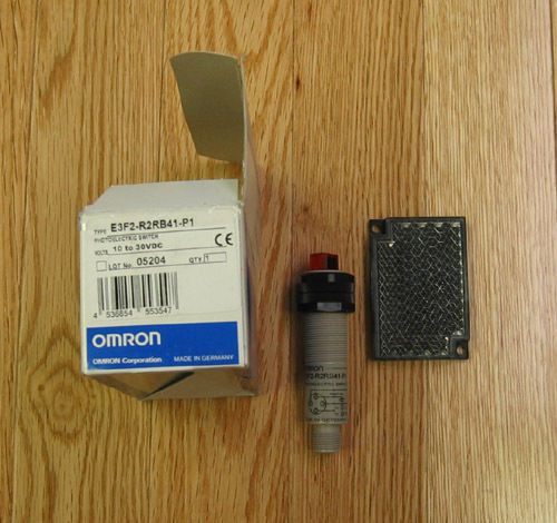 OMRON E3F2-R2RB4-P1 retroreflective sensor NEW