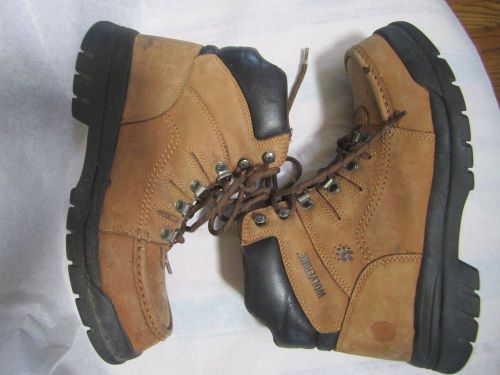 4349 WOLVERINE MEN&#039;S 8M/41EUR POTOMAC ASTM SAFETY STEEL-TOE 6&#034; WORK BOOT LEATHER