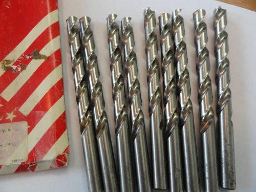 3/8&#034; Polished Flutes Jobbers Length Drill Bits