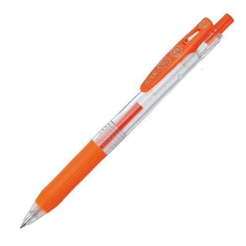 Zebra - SARASA Clip Gel Ink Pen (10 Piece Box Set) - Red Orange