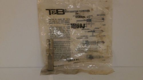 THOMAS &amp; BETTS SHIELD-KON COAXIAL CONNECTOR TB59J *NEW SURPLUS/SEALED PACKAGE*
