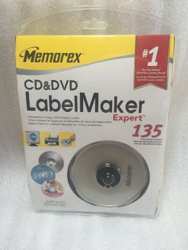 New Memorex CD and DVD Label Maker, expert 135 labels included Free Shipping*