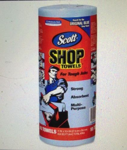 ScottS Shop Towels 11 &#034; X 10.4 &#034; 55 Sheet Blue