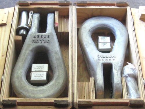 Dillon 100,000 lb. Oversize Shackles with Pins &amp; Bearings for AP Dynamometer