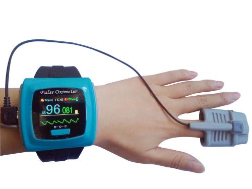 Wristband pulse oximeter cms-50f for sale