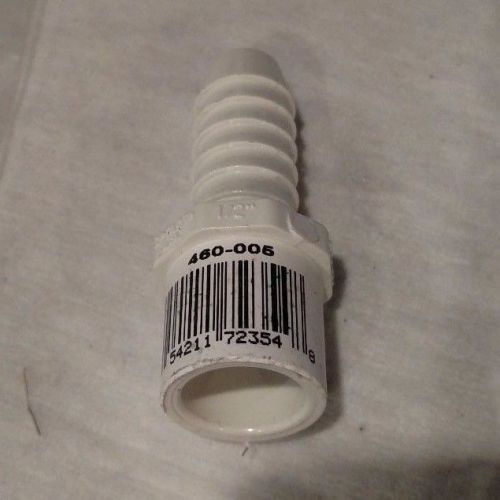 Spears 460 pvc adapter, schedule 40, white, 1/2&#034; barb 1/2&#034; spigot for sale
