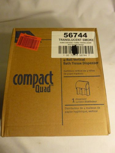 Georgia pacific 56744 compact quad vertical 4 roll coreless tissue dispenser new for sale