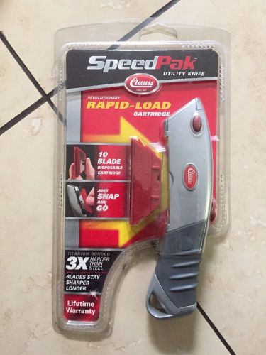 SpeedPak Clauss Utility Knife Rapid Load 10 Blade