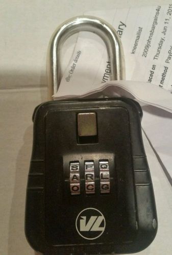 1 lockbox key lock box for realtor real estate 3 digit HEAVY METAL NO RUST