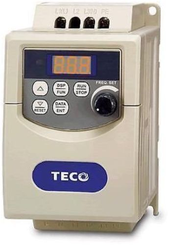 Teco westinghouse ac vfd drive jnev-201-h1 1hp/4.2a, 230v 1 phase in 230v out for sale