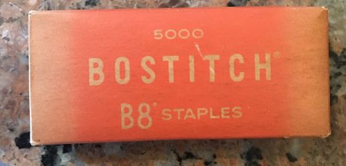 Vintage Bostitch B8 Staples Box 4.5&#034;