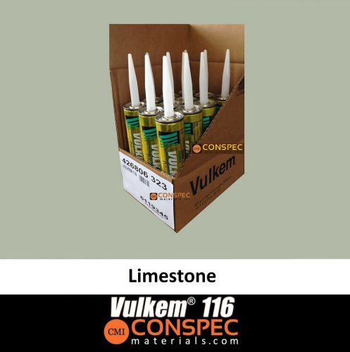 Tremco Vulkem 116 LIMESTONE Polyurethane 10oz Sealant 12PACK caulking Cartridges