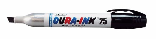 Markal Dura-Ink #25 Felt Tip Markers-Black-Fine and Broad Marks