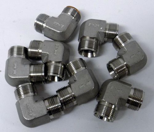 Eight bi-lok 1/2&#034; compression male 90 degree elbow fitting fittings for sale