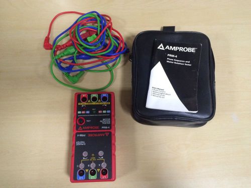 Amprobe PRM-4 Phase Sequence &amp; Motor Rotation Tester