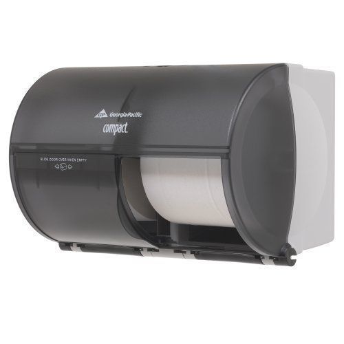 NEW Georgia Pacific Compact Toilet Paper Holder Side by Side Dispenser 56784