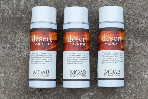 Moab M66DVS400 Desert Varnish Print Protection Spray-Two Cans with each purchase