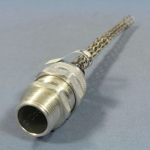 Cooper/Arrow Hart Male Strain Relief Cable Cord Grip 3/4&#034; NPT .50-.625&#034; DC200500