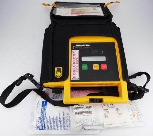 Physio-control lifepak 500 3d biphasic for sale