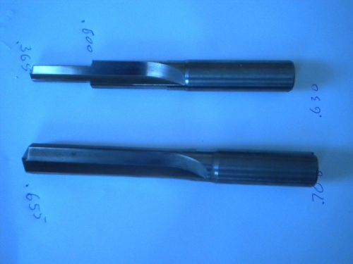 CARBIDE STRAIGHT FLUTE DRILL lot of 2