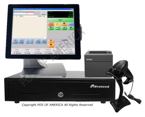 Advanced pcamerica cash register express pos all-in-one i3 station bundle new for sale