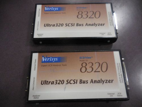 Verisys SCSI-View Model SV 8320 Ultra320 SCSI Bus Analyzer (Lot of 2)