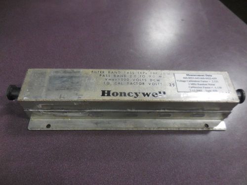 Honeywell Filter Band Pass Type FBP-20A, Pass Band 2.0 To 9,0 MC