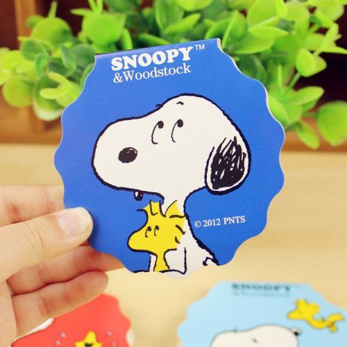 Official m&amp;g 60 pcs 76*76  blue snoopy stick note sticky memo 100% new for sale