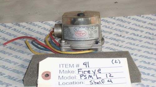 Fireye Air/Gas Pressure Switch PSML 12F