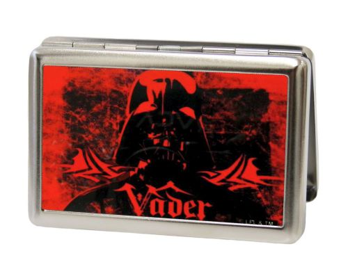 Star Wars - Darth Vader w/ VADER Text - Multi-Use Wallet Business Card Holder