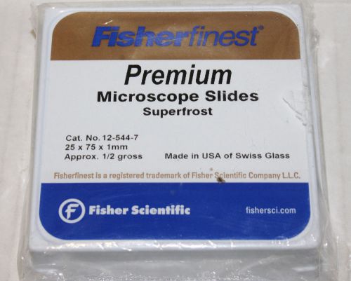 Fisherfinest Premium Microscope Slides Superfrost 12-544-7