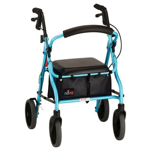 Zoom 18 Rolling Walker, Skyblue, Free Shipping, No Tax, Item 4218DB