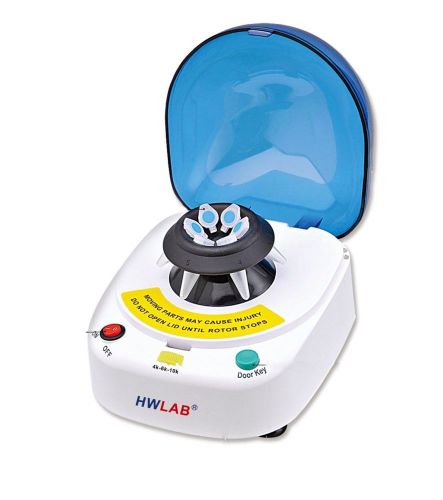 Hwlab® multi-speed 4k-6k-10k desk top mini centrifuge, 4,000-10,000 rpm for sale