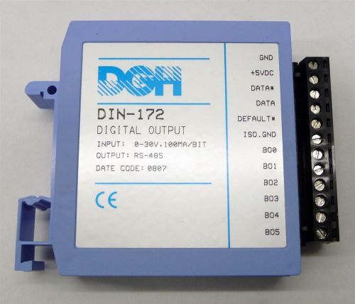 DGH Data Acquisition DIN-172 Digital Input Output Modbus RTU Protocol Module