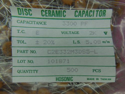 1000 PCS HOSONIC C2E332M3DS5-L