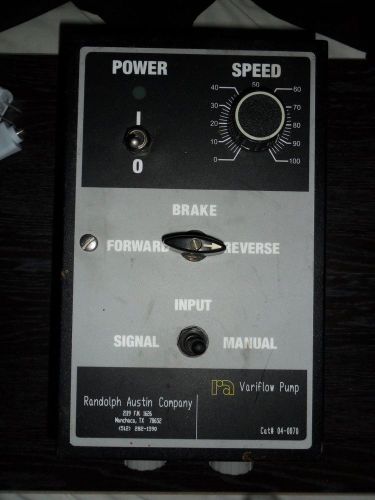 Minarik Drive PN483 Variable Speed Motor Control