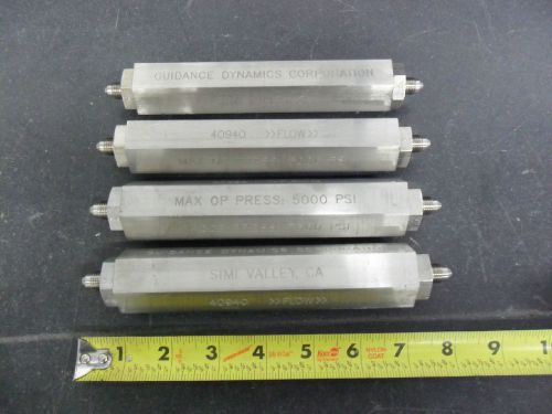 Guidance Dynamics Pressure Relief Valves??--- Lot of 4!!! 5000PSI