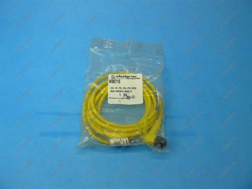 Efector W80710 US/4-DC-P/N-ROL-PVC-2M/W Cable Cord Set Micro 4 Pole 80496-A NIB