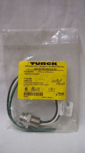 TURCK - Mini Fast CABLE ASSEMBLY P-RSFV 45-0.3/14.5/NPT ~  U0957-27  *NEW*