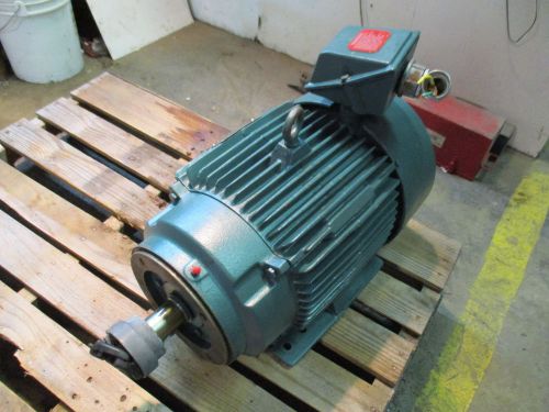 Reliance 20hp xex motor #8211212 fr:256tc 460v ph:3 rpm:1765 used for sale