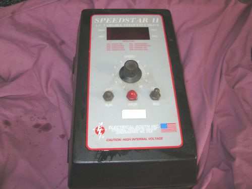ELECTRICAL SOUTH SPEEDSTAR II AC VARIABLE FREQUENCY DRIVE NICE
