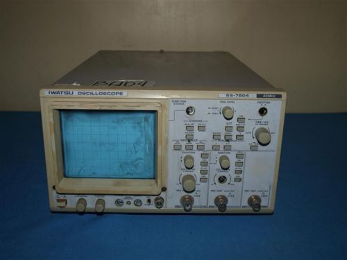 Iwatsu SS-7804A SS7804A Oscilloscope w/ missing knob,stand w/ breakage